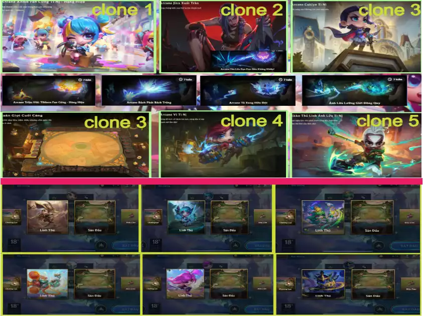 RANDOM PET CLONE TFT